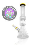 Bong Beaker Tree Perc con Arenado y Mándala - CALVO GLASS